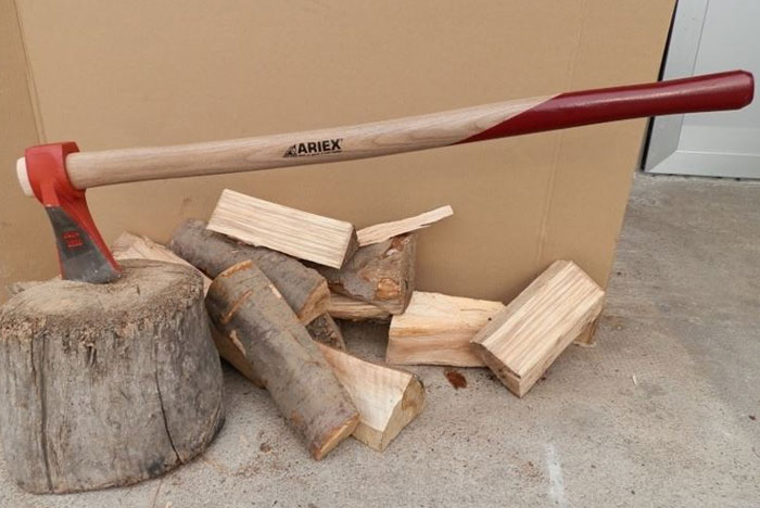 Deuba Ascia spaccalegna ed Accetta Set manico ergonomico spaccare legno  spacca legna accetta spacco